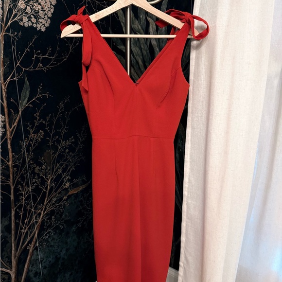 Dress the Population Strapless Red Dress - Picture 2 of 8